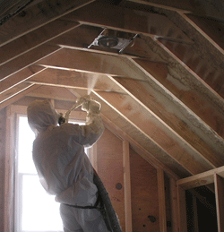 Fresno CA attic spray foam insulation